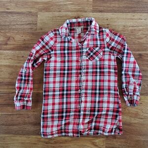 Carter's Girl's Size 7 Plaid Button Down Shirt